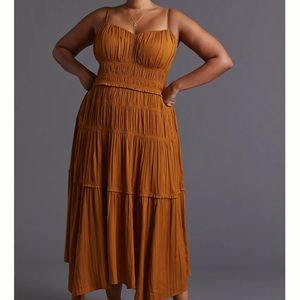 Anthropologie Ruched Slip Dress, 22W